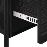  Viseći Noćni Ormar Crni hrast 40 x 30 x 60 cm Konstruirano drvo | shoptok.hr