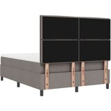  Krevet s podnicom s madracem i klupi taupe 140x200 cm tkanina | shoptok.hr