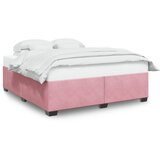 Furnova Posteljni okvir roza 200x200 cm žamet, (21931811) | Shoptok.si