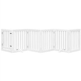 Vrata za pse s vratašcima 6 panela sklopiva 300 cm drvo topole Bijela 50 x 60 x 2 cm | shoptok.hr