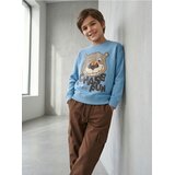 Sinsay Crewneck majica s printom medvjedića od flisa Cijene
