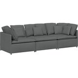  Modularna sofa s jastucima, tkanina, tamno siva | Eponuda.ba