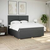  Okvir kreveta s oprugama i madrac svjetlosivi 180x200cm tkanina | shoptok.hr