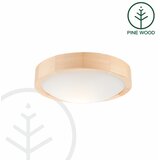  stropna svetiljka natural slim 1xE27/60W/230V prečnik 27 cm borovina | Eponuda.com