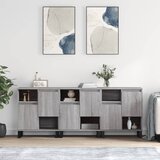  The Living Store Komoda 3 kosi siva sonoma inženirski les - Komoda, (21442015) Cene