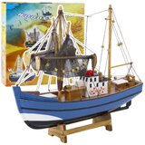  Kolekcionarski ukrasni model ribarskog broda, plavi 30x26cm Cijene
