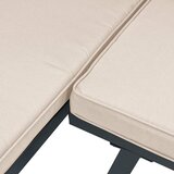  5-dijelni set vrtnih sofa s jastucima čelik obložen prahom crni | shoptok.hr