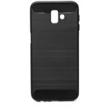  Gumijasti / gel etui Carbon za Samsung Galaxy J6+ (2018) - črni | Shoptok.si