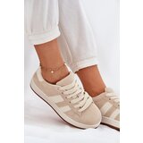 EVENTO Women's Sneakers Made Of Eco Suede Beige Arlenina | Shoptok.si