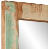  Ogledalo 70 x 50 cm od masivnog obnovljenog drva i stakla | Eponuda.ba