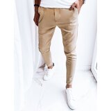 DStreet Men's Light Beige Casual Trousers | shoptok.hr
