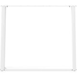  Noge za jedilno mizo v obliki črke U, 2 kosa, bele, 90 x (72-73) cm, jeklo, (22123959) | Shoptok.si