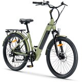 Galaxy Električni bicikl 26" MADRID (250W 36V/10.4Ah lithium) zelena MAT | ePonuda.com