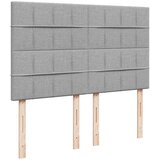 vidaXL Okvir kreveta s madraca svijetlosivi 140x200cm tkanine | shoptok.hr