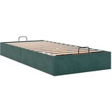 vidaXL okvir za krevet bez madraca tamnozeleni 80 x 200 cm baršunasti | shoptok.hr