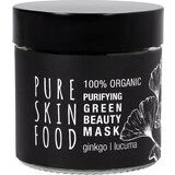 Pure Skin Food Organic Purifying Green Beauty Mask Ginkgo - Lucuma Cene