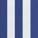  Blazina za palete 2 kosa modro-bele črte blago, (20657288) | Shoptok.si