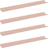  Polica na zidu s policom Zidne 4 pcs Ružičasta 80 x 9 x 2 5 cm - Ružičasta 80 x 9 cm 4 | shoptok.hr