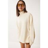 Happiness İstanbul Women's Ecru Turtleneck Knitwear Sweater Cijene