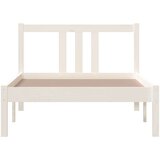  Posteljni okvir bel iz trdnega lesa 90x200 cm, (20645699) | Shoptok.si