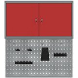  Set ormara za alate 3 kom. Crvena Čelik s prahom premazan | shoptok.hr