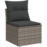  10-dijelni set vrtnih sofa od poliratana s jastucima sivi | shoptok.hr