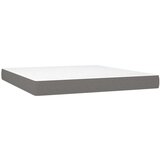  Krevet box spring s madracem LED tamnosivi 160x200 cm tkanina | shoptok.hr