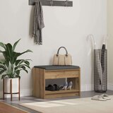  Klupa za hodnik s jastukom Zanatski Hrast 63 x 38 x 45 cm | shoptok.hr