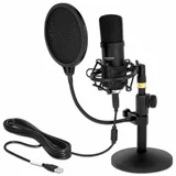 Delock Mikrofon kondenzatorski USB set za Podcast in Gaming 66300