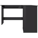  Kutni radni stol visoki sjaj crni 120 x 140 x 75 cm od iverice | Eponuda.ba