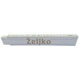  Zložljivi meter (Dolžina: 2 m, Natis: Željko, Barva: Bela) Cene