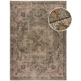 Flair Rugs Kaki zelena ročno tkana preproga iz mešanice jute 160x230 cm Selena Jute Traditional –