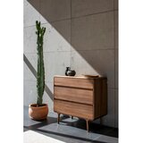 Gazzda Rjava komoda iz masivnega oreha 90x90x45 cm Fawn – | Shoptok.si
