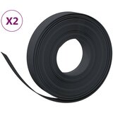  Vrtne ivice 2 kom crne 10 m 10 cm od polietilena | shoptok.hr