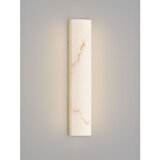 Nova Luce Bela/medeninasta LED stenska svetilka v kamnitem dekorju Shado – | Shoptok.si