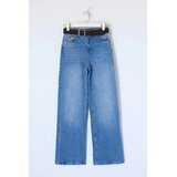 TRENDYOLMILLA ženske pantalone Twoss26Je00152, svetloplava-plava | Eponuda.com