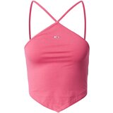 Tommy Jeans Top temno modra / svetlo roza / bela | Shoptok.si