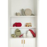 Lorena Canals Kremno belo-žajbljevo zelena tekstilna otroška škatla za shranjevanje 60x24x30 cm Big Snail – | Shoptok.si