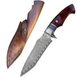  Damaščanski lovski nož HARAHU KA-29025 - Temno Rjava | Shoptok.si