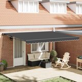  Okvir tende Antracit 450 × 300 cm Poliester s PU premazom | shoptok.hr