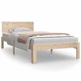 The Living Store Posteljni okvir iz trdne borovine 90x200 cm - Posteljni Okvir, (21527609) | Shoptok.si
