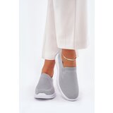 EVENTO Boto Women's Fabric Slip-On Sneakers Gray Adiora | shoptok.hr