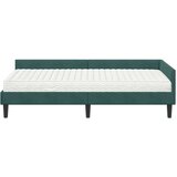  Kutni krevetni okvir s madracem Ostalo 2 pcs Zelena Baršun | shoptok.hr
