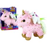 Unicorn Plush Sleeping Animal Lullaby Pink With Stars Set Cijene