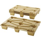 ratioform Paleta iz prešanega lesa, DxŠ 1200 x 800 mm, z 9 nogami, nosilnost 900 kg, DE 10 kosov, od 5 DE Cene