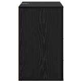 vidaXL Nočna omarica Črni hrast 50 x 36 x 60 cm Konstruiran les | Shoptok.si