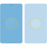 Rebel Active prostirka za gimnastiku za jogu, pilates, fitness, 200x115cm, debljine 1cm, TPE materijal, plava | shoptok.hr
