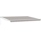  Povlačivi tende Svjetlosiva 450 x 300 x 165 cm | shoptok.hr