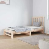  Dnevni ležaj na izvlačenje 2 x (90x190) cm od masivne borovine Cijene