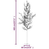  Drvce rascvjetane trešnje 672 tople bijele LED žarulje 400 cm | shoptok.hr